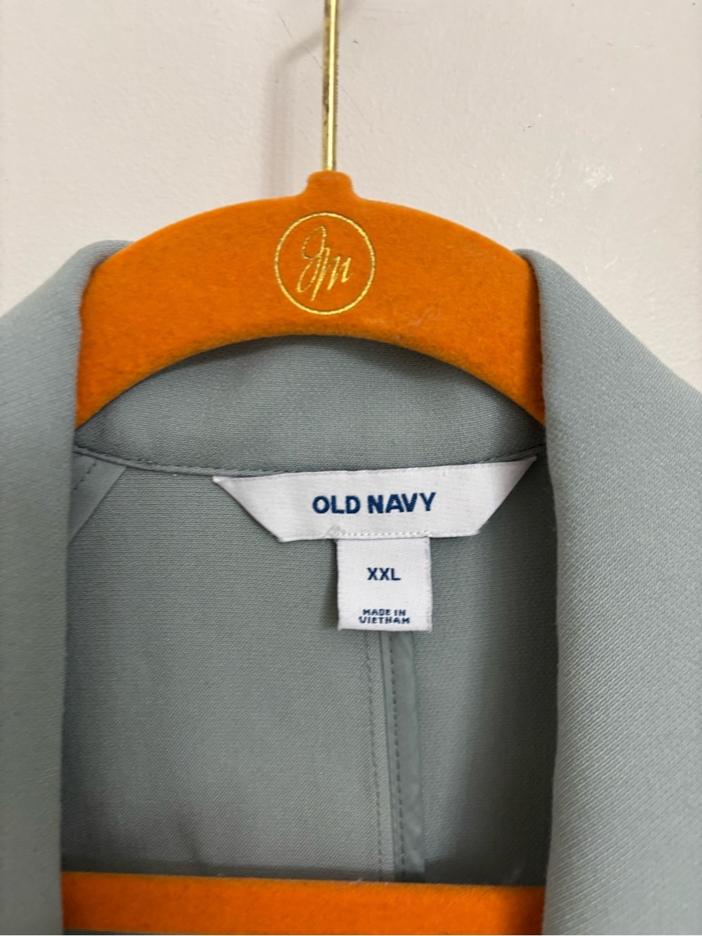 Old Navy Taylor relaxed suit blazer in silver sage - Picture 2 of 11